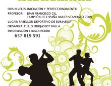 Cartel Clases de Baile Curso 2009-10