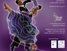 Cartel IV Trofeo de Baile Deportivo Ciudad de Burjassot